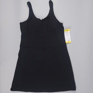 ELLE Sports Dress Built-in Shorts Romper Women SM Athletic Stretch Tennis Goal